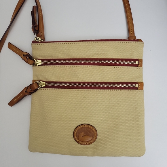 Dooney and Bourke Peyton Triple Zip Tan - Picture 13 of 16